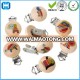 Eco-friendly Pacifier Clip Round Wooden Suspender Clips